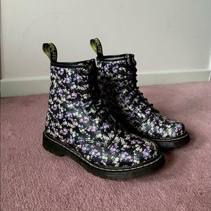 Vintage Floral Doc Martens